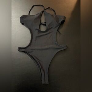 Black Cutout Swimsuit Women’s L NWOT